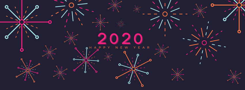 2020 Happy New Year Banner